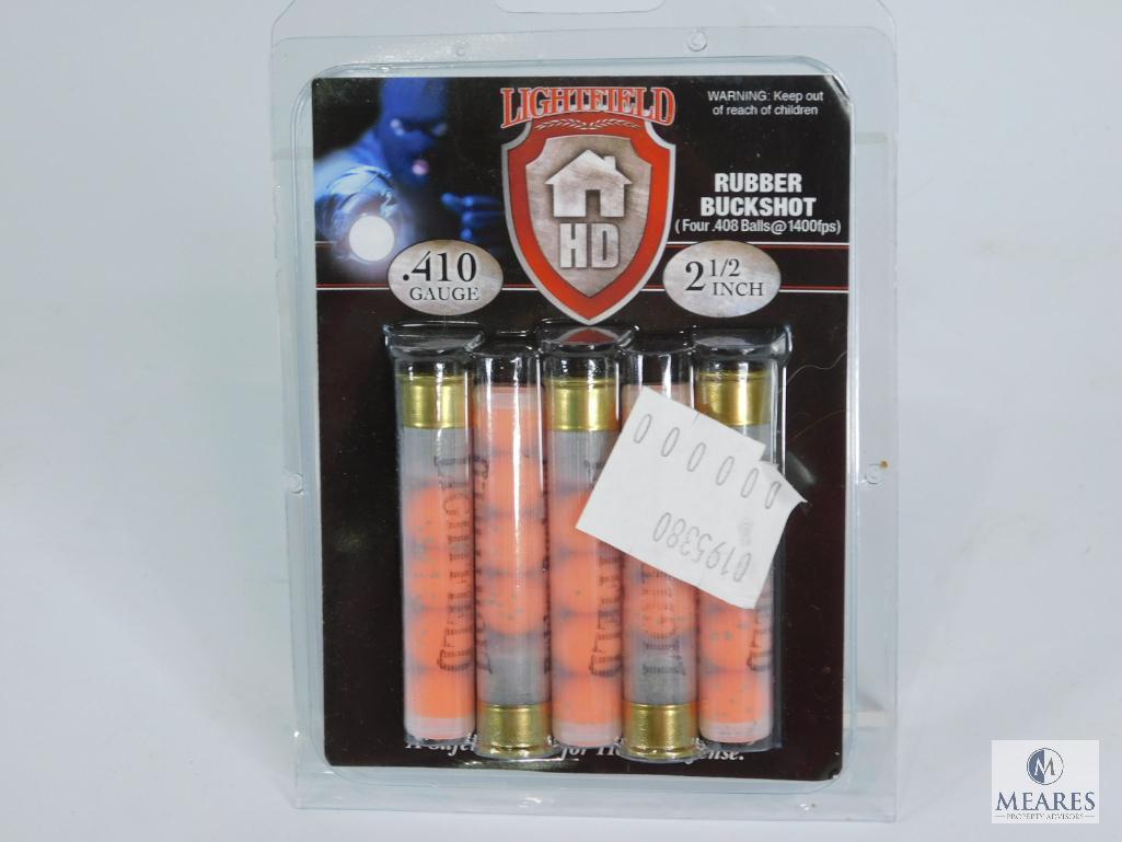 5 Shells Lightfield HD Rubber Buckshot .410 Gauge 2 1/2"