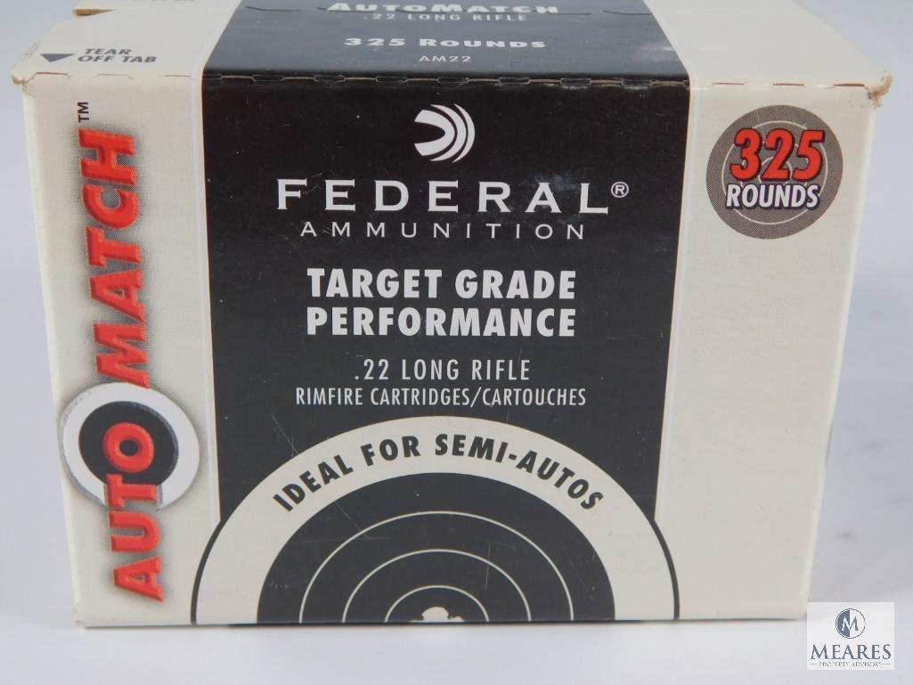 325 Rounds Federal Ammunition AutoMatch .22 Long Rifle 40 Grain