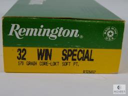 20 Rounds Remington High Velocity 32 Winchester Special 170 Grain Core-Lokt Soft Point