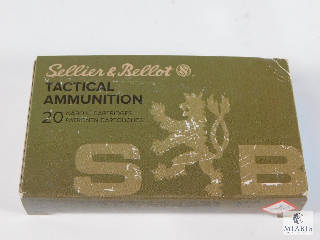 20 Rounds Sellier & Bellot 300 AAC Blackout 200 Grain FMJ