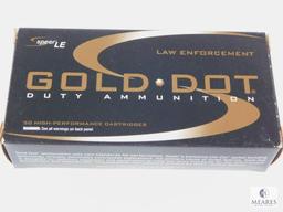 50 Rounds Speer Law Enforcement Gold Dot Duty Ammunition 40 S&W 165 Grain GDHP