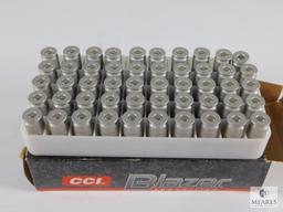 50 Rounds CCI Blazer Ammunition 40 S&W 165 Grain TMJ