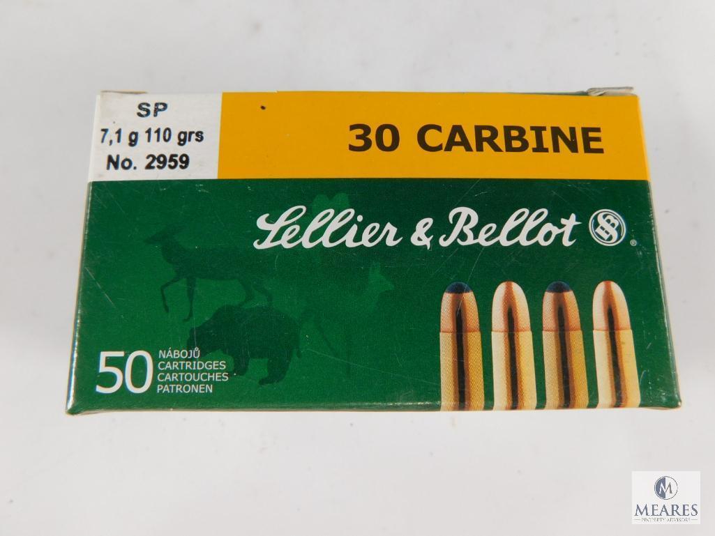 50 Rounds Sellier & Bellot 30 Carbine SP 110 Grain