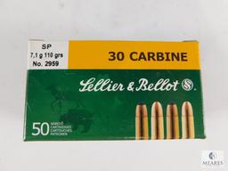 50 Rounds Sellier & Bellot 30 Carbine SP 110 Grain