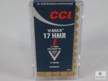 50 Cartridges CCI 17 HMR V-Max Polymer Tip