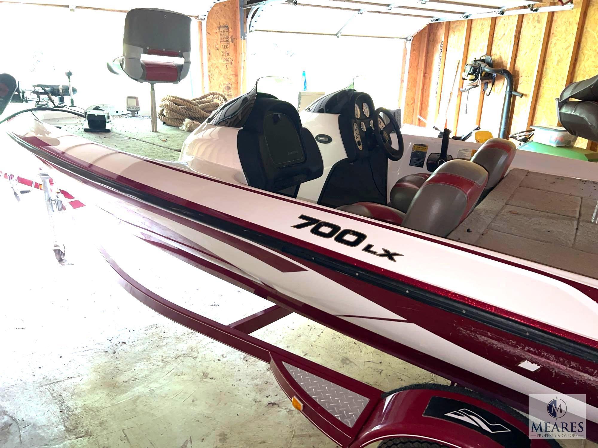 2004 Nitro 700 LX Fishing Boat with Matching Trailer