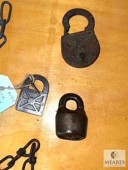 Mixed Lot of Antique and Modern Locks