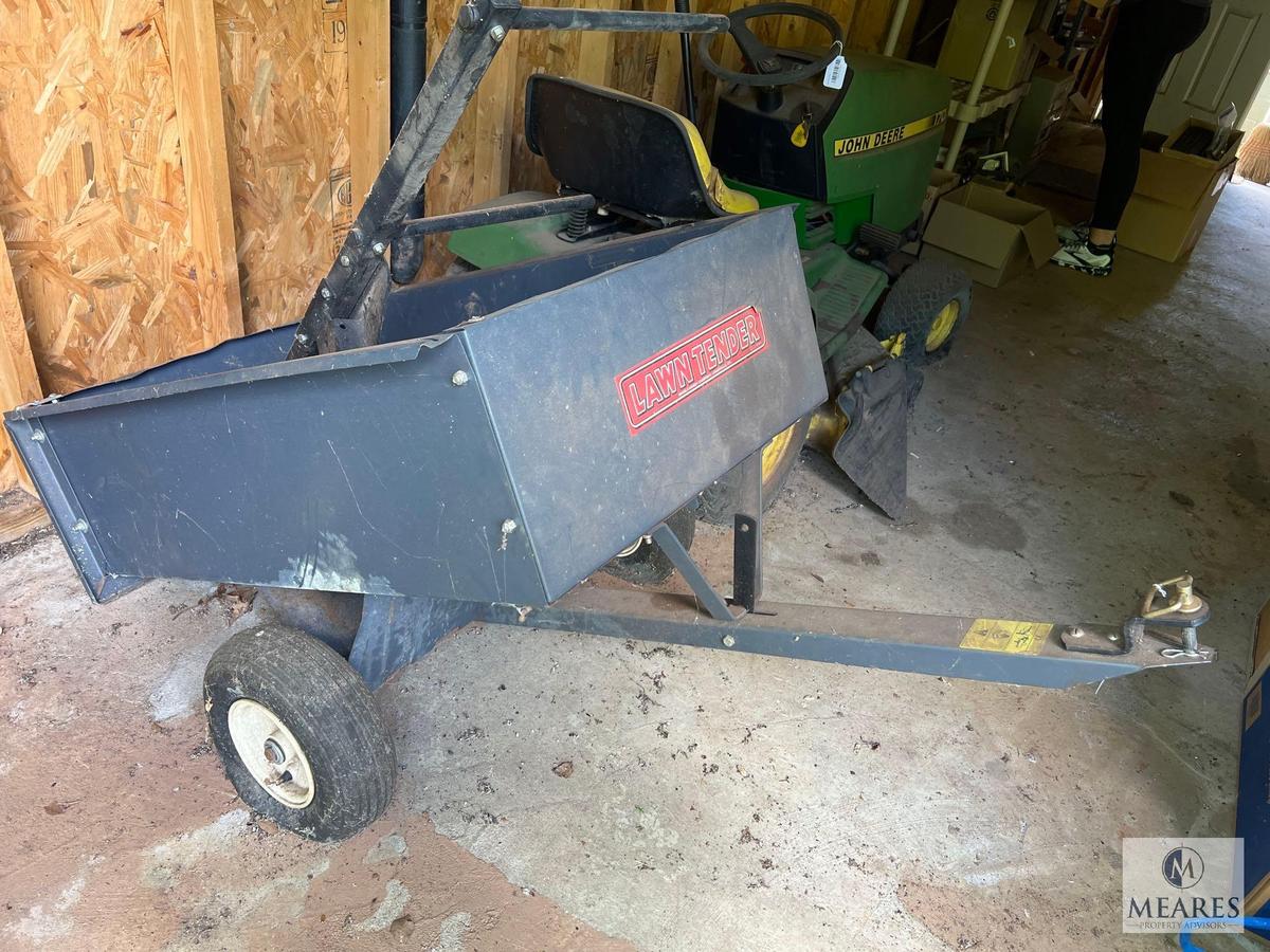 LAWN TENDER Pull-behind Trailer with Accessory Attachment