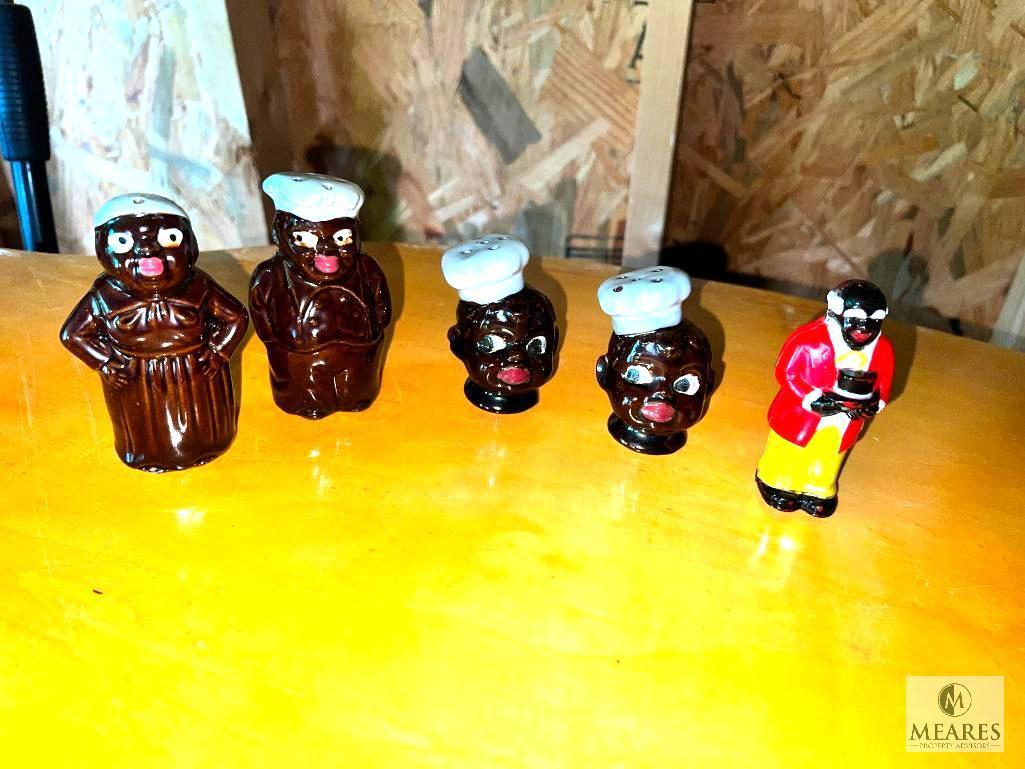 African American Salt and Pepper Shakers