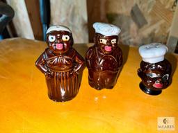 African American Salt and Pepper Shakers