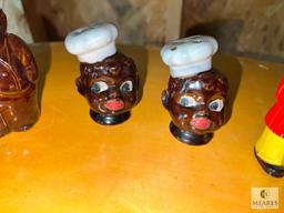 African American Salt and Pepper Shakers