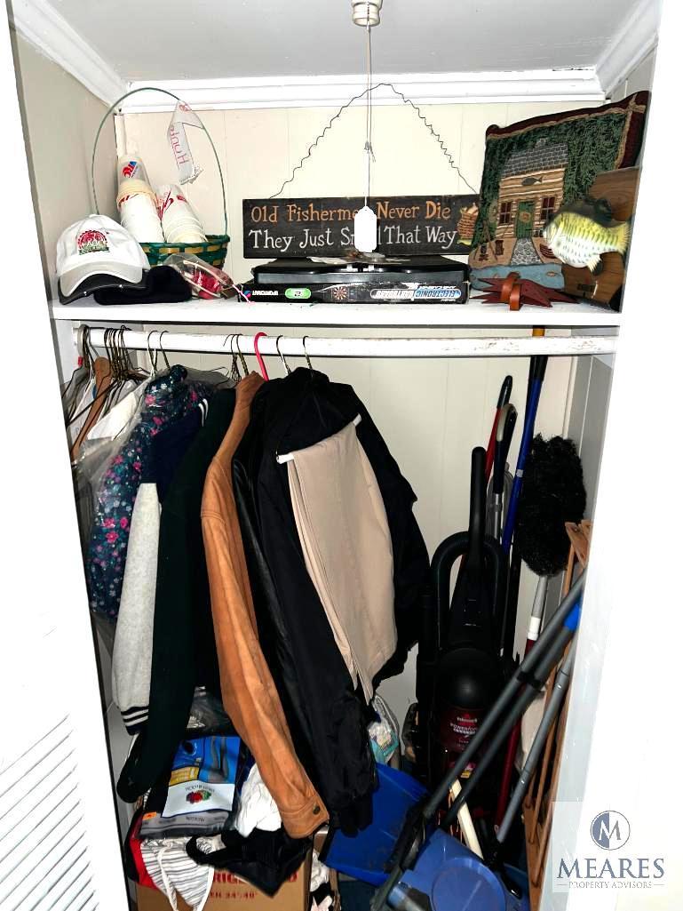 Contents of the Bedroom Closet