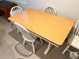 Farm Table with Four Chairs