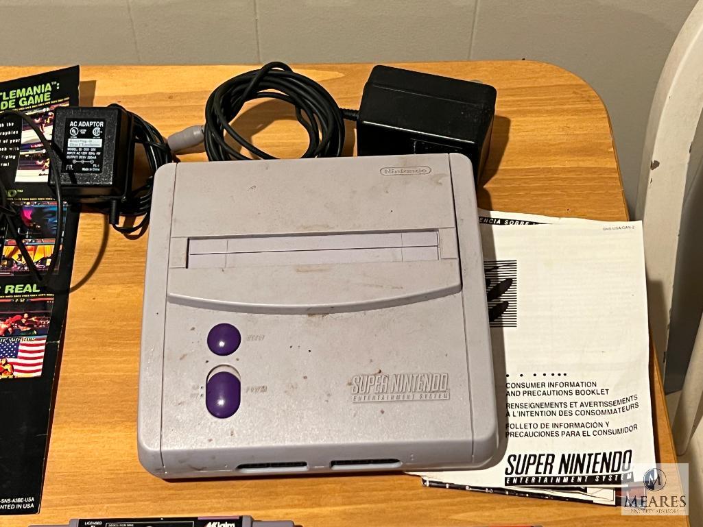 Super Nintendo Gaming System with 14 Games