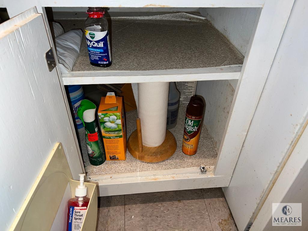 Contents of Kitchen Cabinets and Drawers