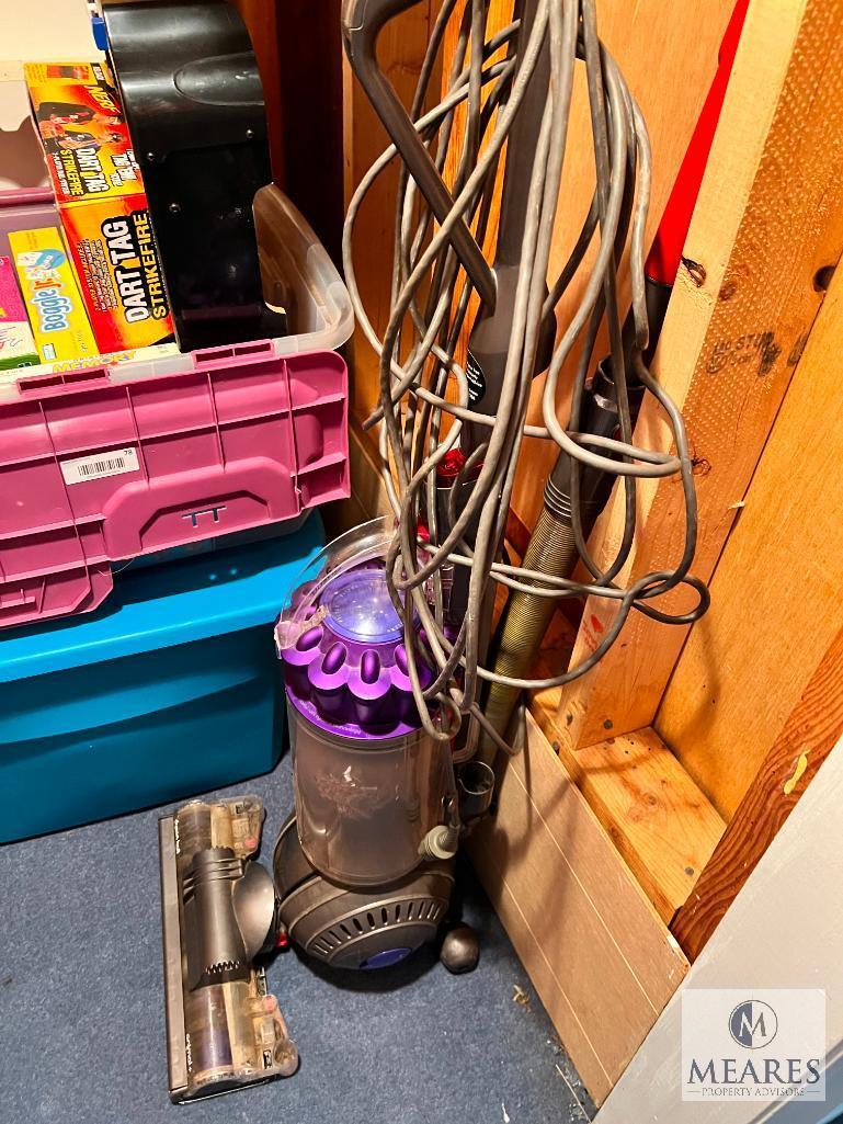 Contents of Bedroom Closet - Includes Dyson Ball Vacuum