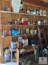 Contents of Rear Shelves in Garage