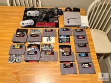 Super Nintendo Gaming System with 14 Games