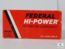 500 Rounds Federal Hi-Power .22 Long Rifle