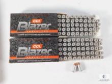 100 Rounds CCI Blazer 40 S&W 165 Grain TMJ