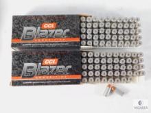 100 Rounds CCI Blazer 40 S&W 165 Grain TMJ