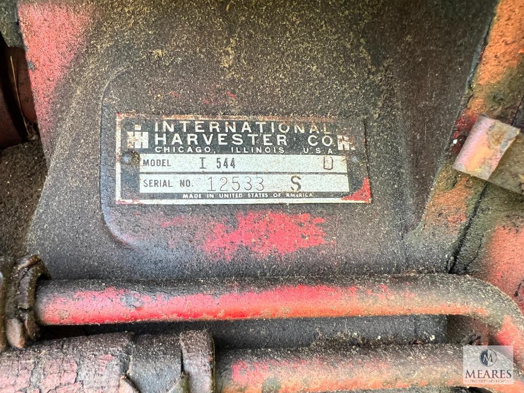 1968 International 544 Row Crop Tractor
