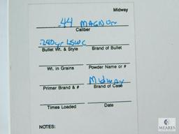 50 Rounds Midway .44 Magnum 240 Grain LSWC