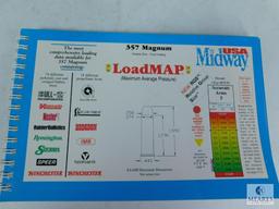 Lot of Four Midway Loadmaps - .45 ACP, 9mm Luger, .357 Magnum, .44 Remington Magnum