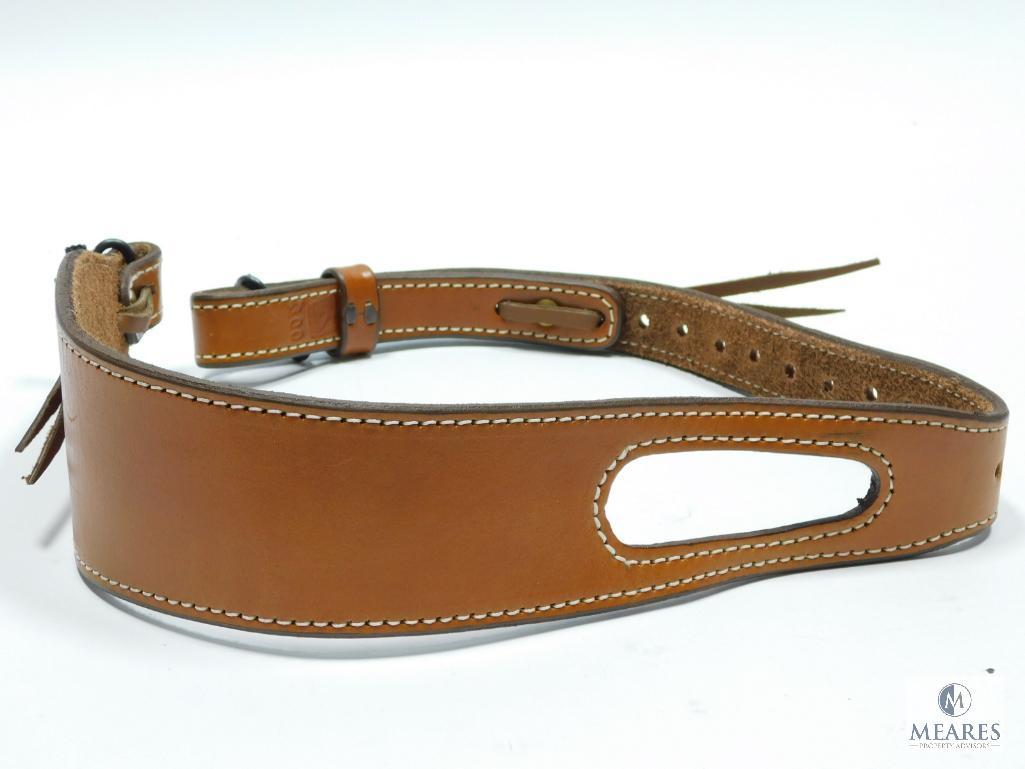 Leather Triple K Cobra Rifle Sling with Swivels