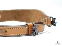 Leather Triple K Cobra Rifle Sling with Swivels