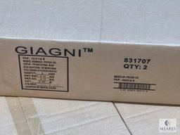 NEW Case of 2 - Giagni Marzano PD230-SS Pulldown Kitchen Faucet - Solid Stainless Steel Spring