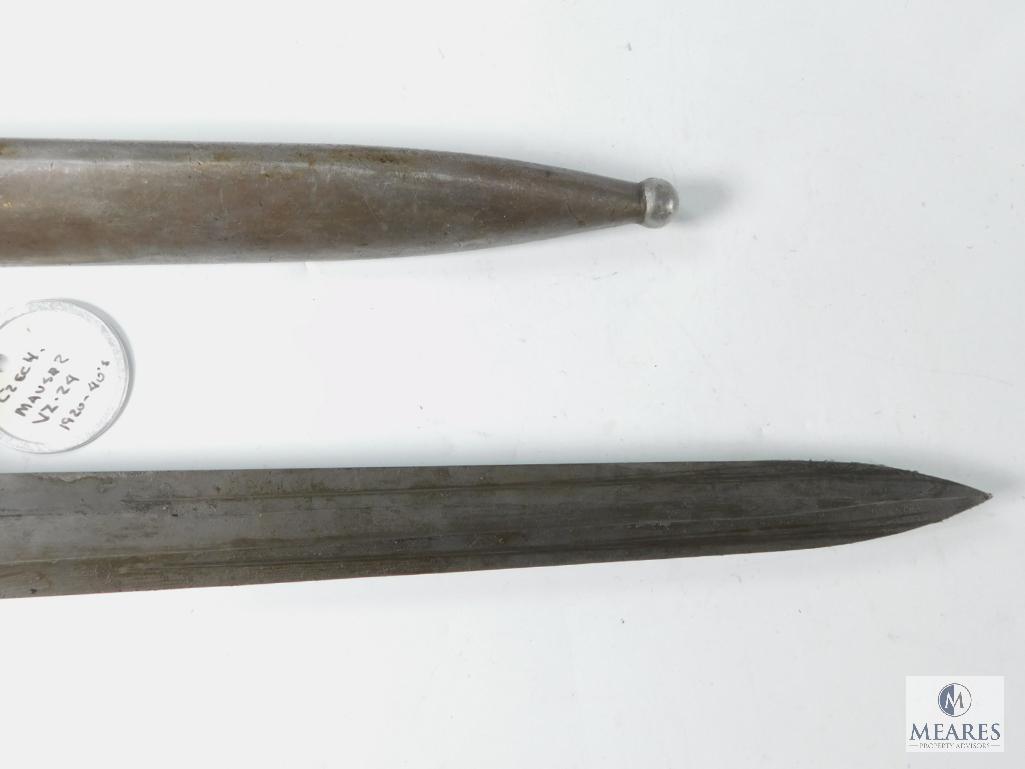 Mauser Style Bayonet with Hollow Ground Dagger Blade