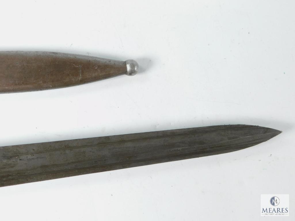 Mauser Style Bayonet with Hollow Ground Dagger Blade