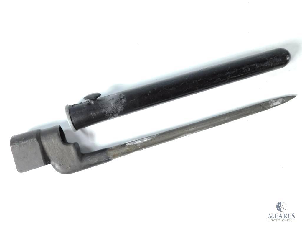 Enfield No. 4 Mkv II Spike Bayonet with Scabbard