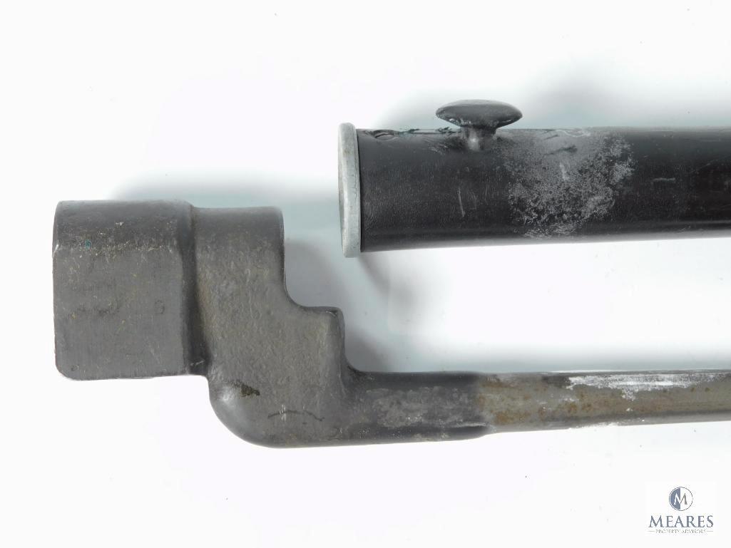 Enfield No. 4 Mkv II Spike Bayonet with Scabbard