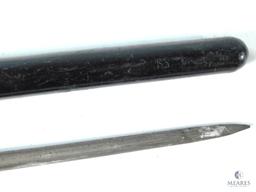 Enfield No. 4 Mkv II Spike Bayonet with Scabbard