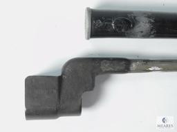 Enfield No. 4 Mkv II Spike Bayonet with Scabbard