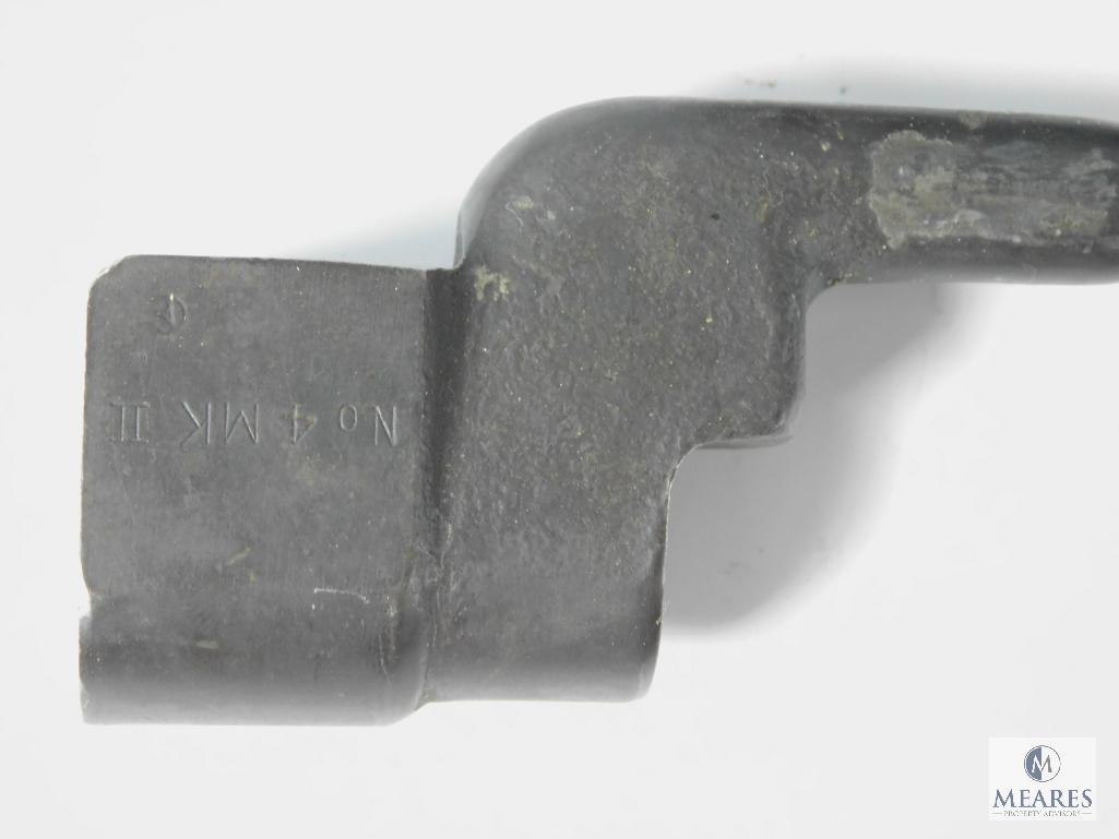 Enfield No. 4 Mkv II Spike Bayonet with Scabbard