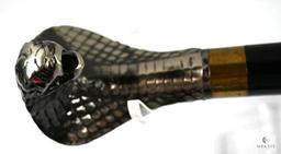 Cobra Head Walking Cane with Internal Dagger