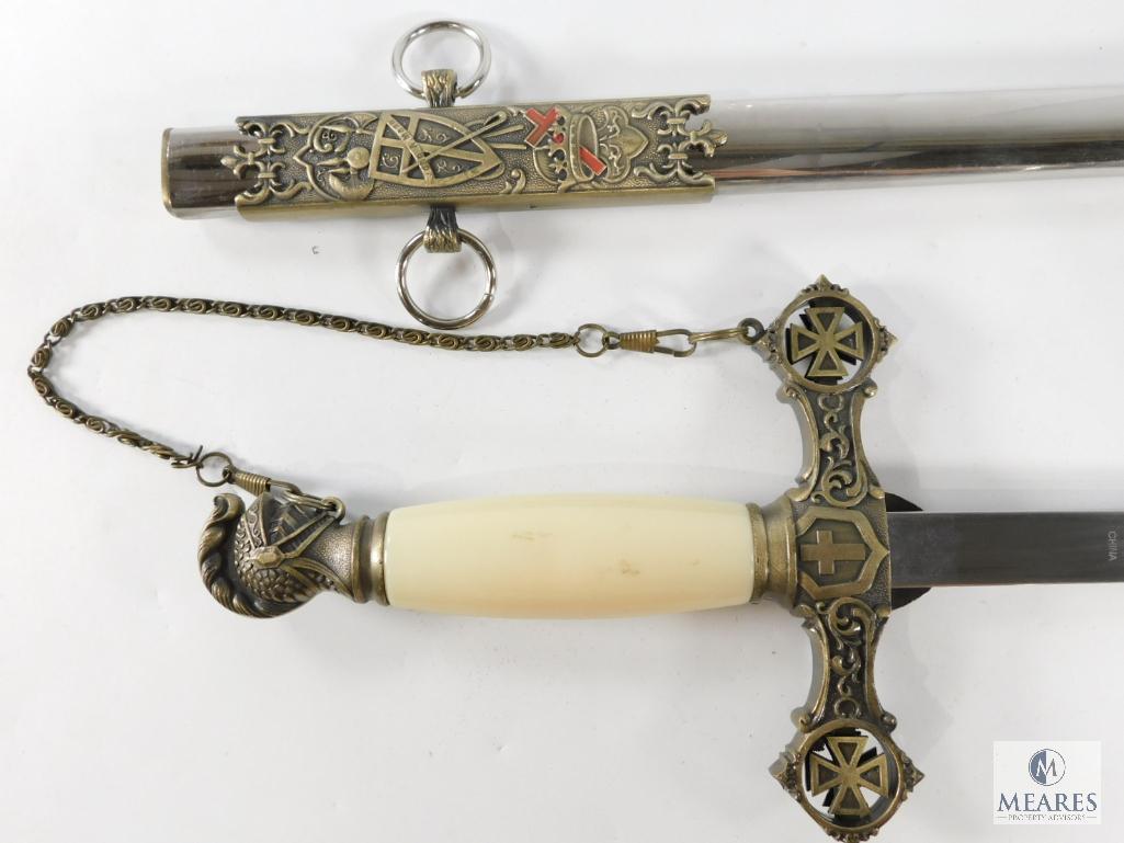 Ceremonial Knights Templar Sword