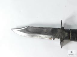 Vietnam Era Pilot Survival Knife with Makeshift Sheath