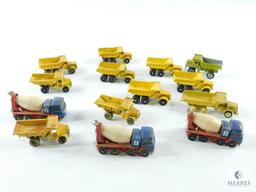 Approximately 14 Miniature Dump Trucks