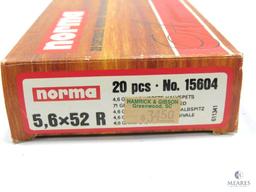 Norma .22 Savage Hi-Power, 5.6x52R Ammo 71 Gr. SP