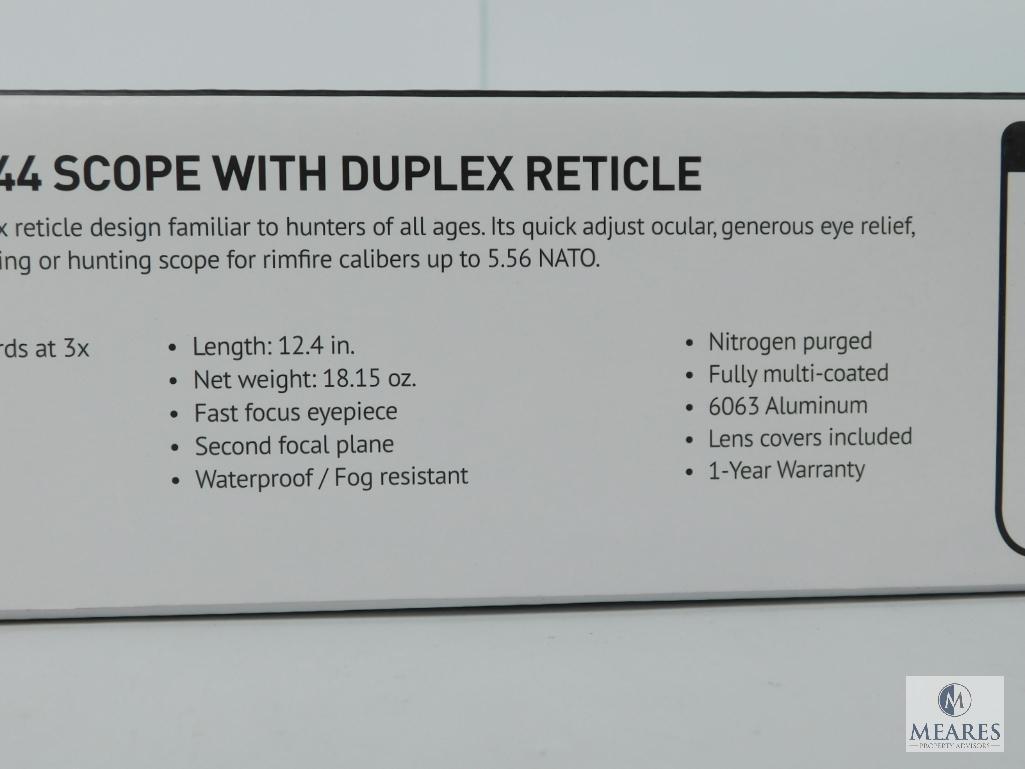 Primary Arms 3-9x44 Scope with Duplex Reticle