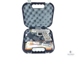 NEW - Glock 19 Gen 3 Custom "Trump 2024" Compact Handgun 9mm Luger 15rd - 4.6" Gold Barrel