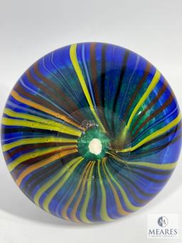 Two Decorator Art Glass Vases