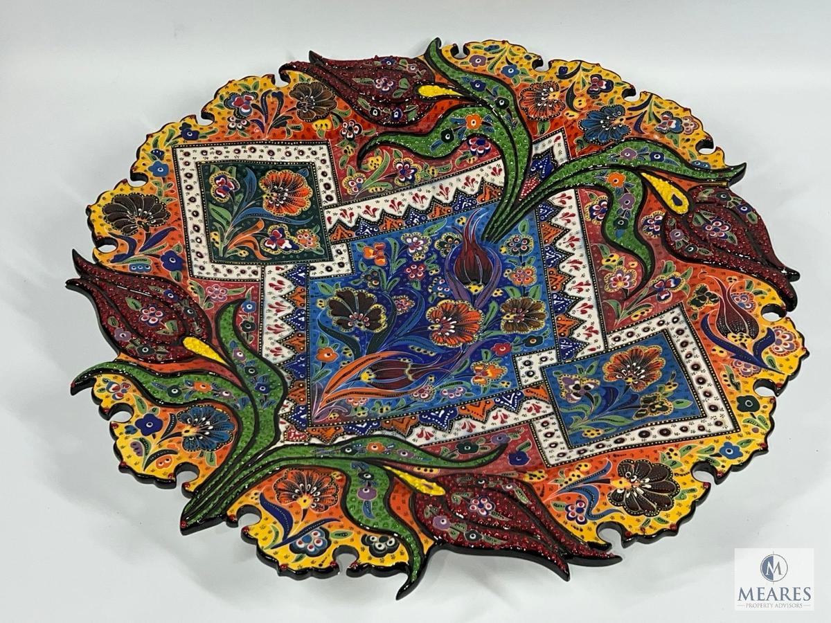 Gorgeous Hand Made Yonukoglu Gini Decorative Wall Plate