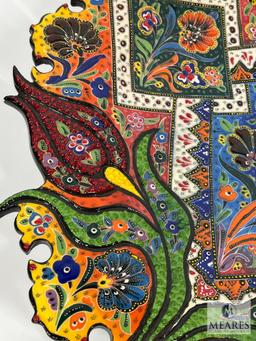 Gorgeous Hand Made Yonukoglu Gini Decorative Wall Plate