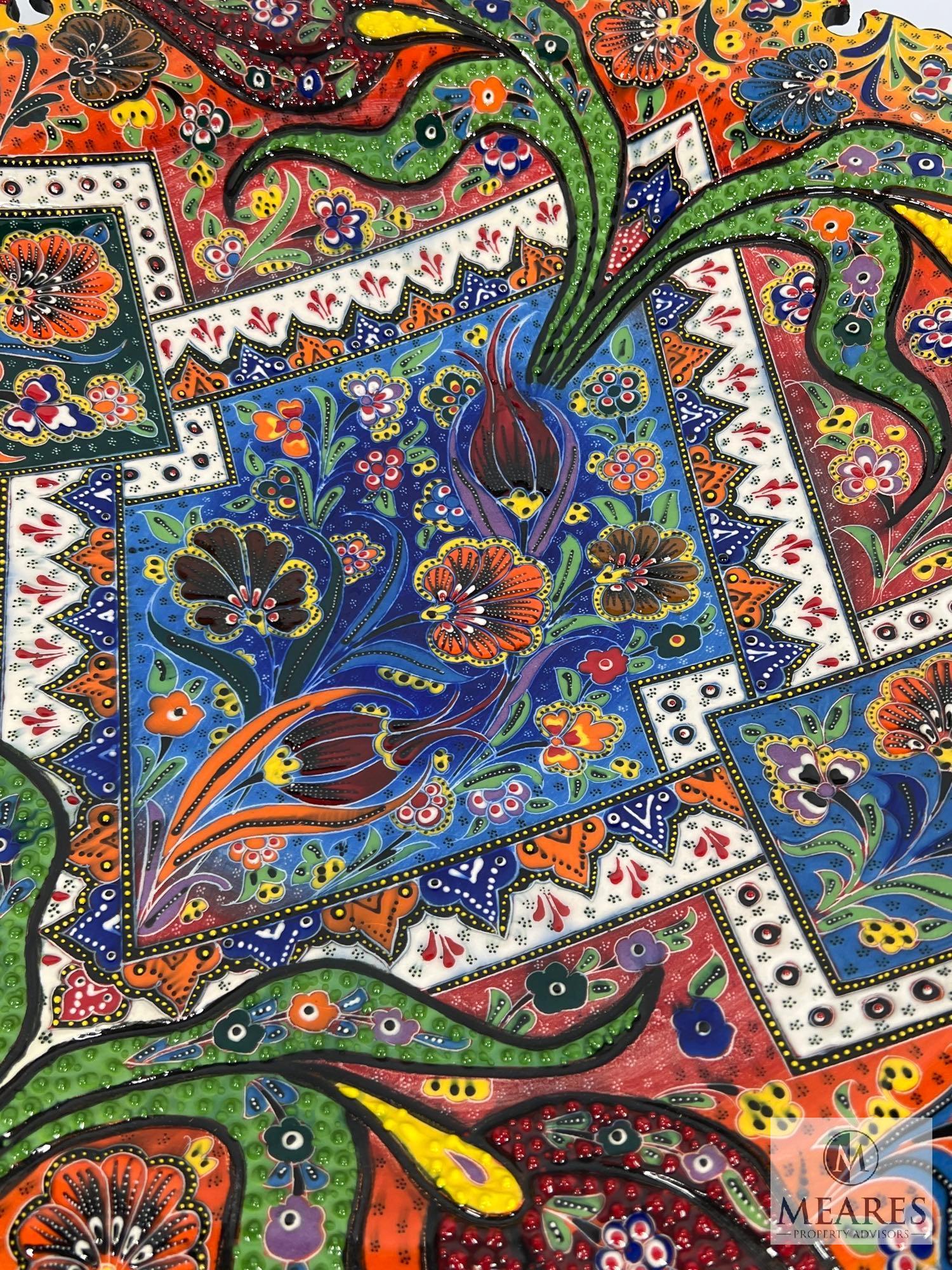 Gorgeous Hand Made Yonukoglu Gini Decorative Wall Plate