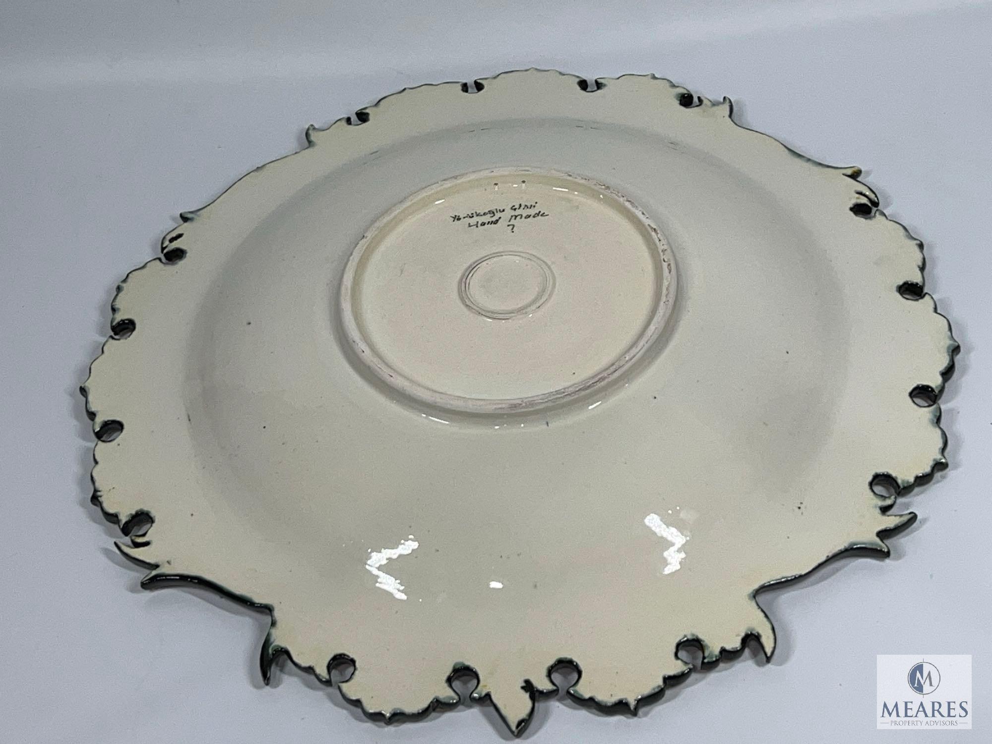 Gorgeous Hand Made Yonukoglu Gini Decorative Wall Plate